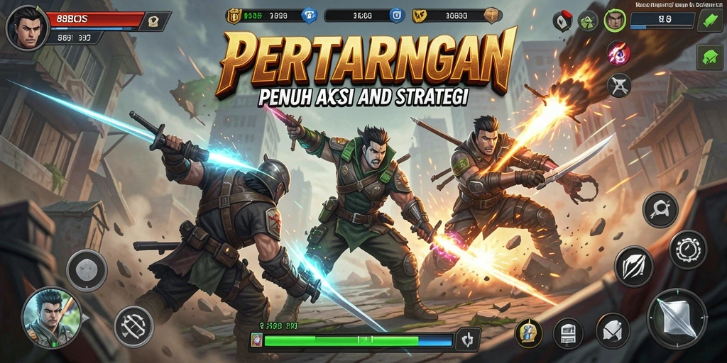 Gameplay Fighting 88BOS yang seru dan menegangkan.