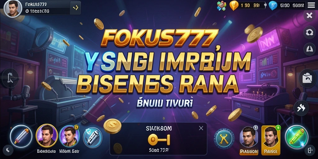 Tampilan menarik dari gameplay FOKUS777 dengan elemen Tycoon yang seru.