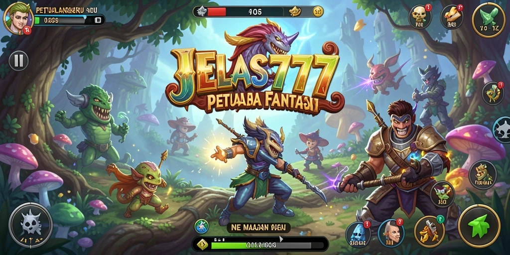 Tampilan gameplay seru dalam JELAS777 yang penuh petualangan.