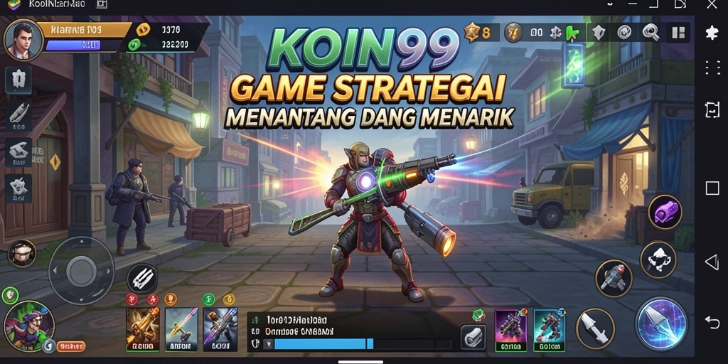 Tampilan gameplay KOIN99 yang menantang dan menarik.
