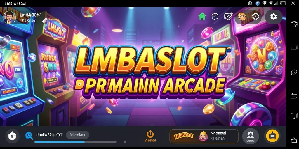 Tampilan gameplay LMBASLOT yang seru dan dinamis.