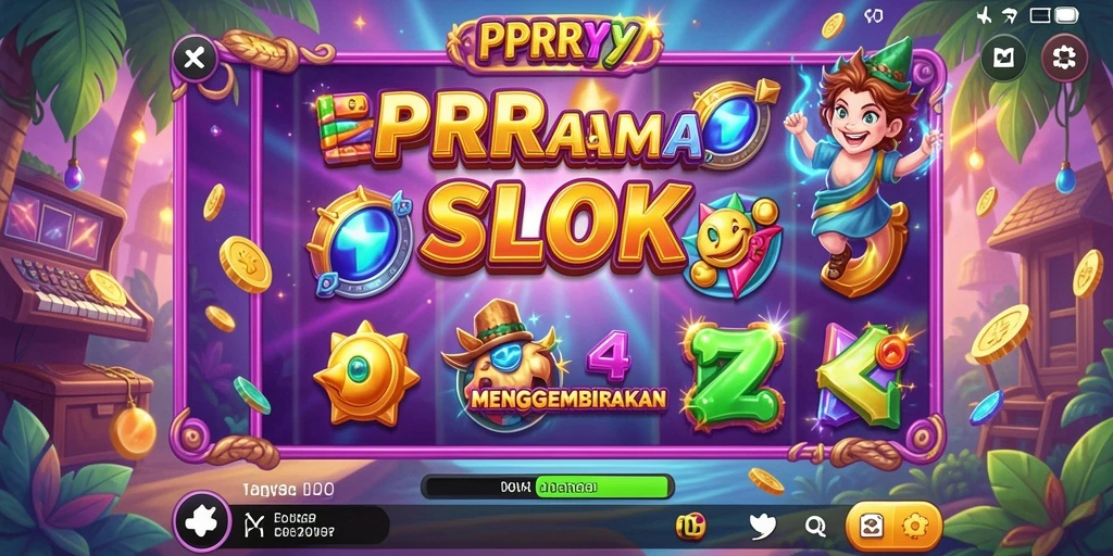 Screenshot gameplay PPRRYY menampilkan berbagai tema slot yang menarik.