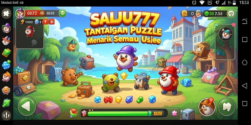 Gameplay SALJU777 yang penuh teka-teki dan tantangan menarik.
